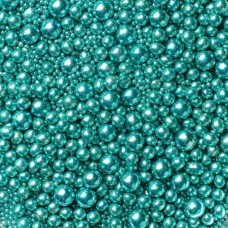 Metalic Pearls Sprinkles mix Turquoise 75g - glutenvrij